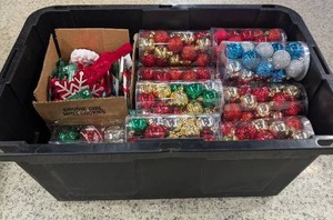 Bulk Lot Brand New Assorted Christmas Decor & Gift Supplies (Variety Tote)