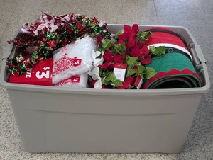 Bulk Lot Brand New Assorted Christmas Decor & Gift Supplies (Variety Tote)
