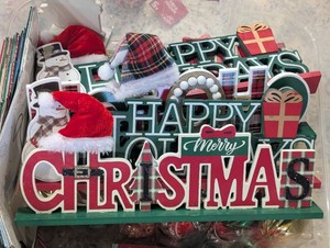 Bulk Lot Brand New Assorted Christmas Decor & Gift Supplies (Variety Tote)