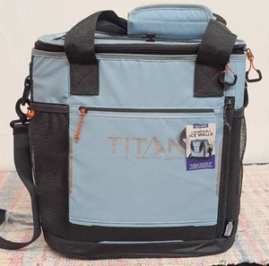 Titan by Arctic Zone 13qt Bucket Cooler with Ice Walls - Arctic Peak Includes Refreezable Ice Pack