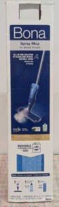 Bona Wood Floor Mop Starter Kit - 1 Spray Mop, 1 Reusable Microfiber Mopping Pad, 1 Refillable Wood Floor Cleaner Liquid