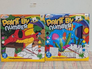 Set of 2 Paint By Number Kits Ages 6 