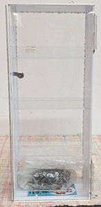 LED Display Case with Lock and Keys