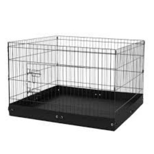 Wire Collapsible Dog Crate - XSS - Black - Boots & Barkley