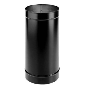 DuraBlack 6 Single Wall Black Stovepipe, 24 Length 6DBK-24