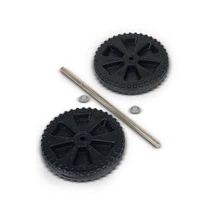 Replacement Wheel Kit for 64 Gal. Two Wheel Trash Can