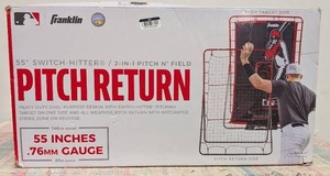 Franklin Sports MLB 3-Way Return with Target Steel Training Rebounder for Baseball
