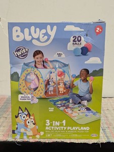 Bluey Ball Pit Arena with 20 Balls  Mat & Sounds