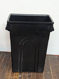 United Solutions Highboy Waste Container, 23 Gallon, Space Saving Slim Profile, Indoor or Outdoor Use