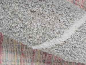 Soft Lines Grey and White Rug