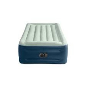 Intex Elevated 18 Pillow Rest Twin Air Mattress with Internal Pump
