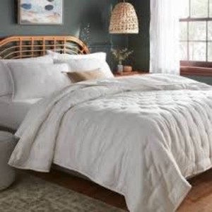 3pc FullQueen TENCEL Comforter and Sham Set Light Teal Green - Threshold