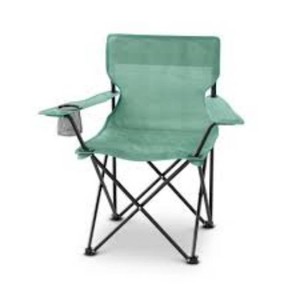 Outdoor Portable Camping Chair dealworthy - Sage Green Steel Frame