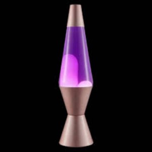 LAVA 14.5 Rose Gold Novelty Table Lamp Electric Wax Motion Light for All Ages, No Assembly Required