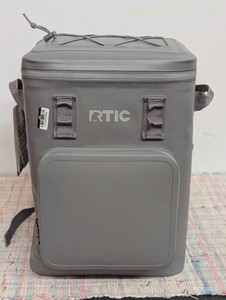RTIC Outdoors 24 Can Ultra-Tough Backpack Cooler - Gray Vinyl Liner, Holds 24 Cans