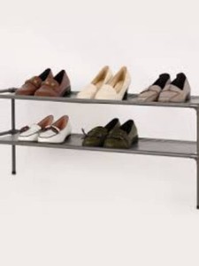 2-Tier Fabric Shoe Rack - Room Essentials