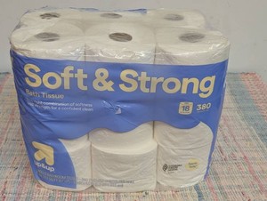 18 Rolls 2-ply Soft & Strong Up&Up Bath Tissue