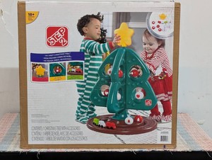 Step2 My First Christmas Tree Stacking & Sorting Educational Toy with Storage Capability, 12 Pieces