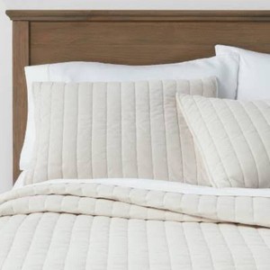 TwinTwin Extra Long Satin Quilt Ivory - Room Essentials Midweight Sateen Coverlet, Machine Washable, OEKO-TEX Certified