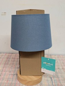 Pillowfort Table Lamp w Blue Shade
