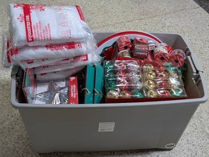 Bulk Lot Brand New Assorted Christmas Decor & Gift Supplies (Variety Tote)
