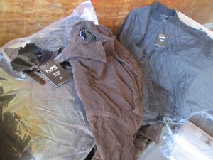 Mens Jackets and assorted outerwear in various sizes