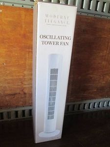 Modern Elegance oscillating tower fan