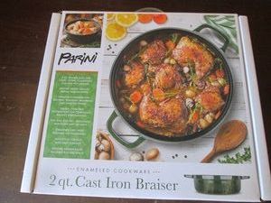 Parini 2qt Cast Iron Braiser