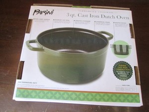 Parini 3qt Cast Iron Dutch Oven