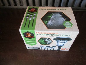 Torelli 6-Pack LED Solar Pathway Marker Lights