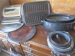 Lot of kitchen and cookware