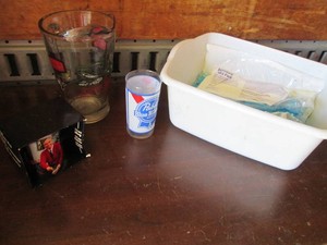 Beer and Mr. Rodgers collectible glasses