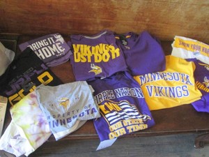 Vikings clothing lot
