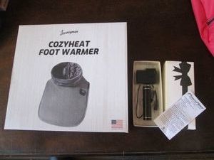 Footwarmer and portable power supply