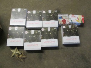 Variety of Exterior LED net lights,...