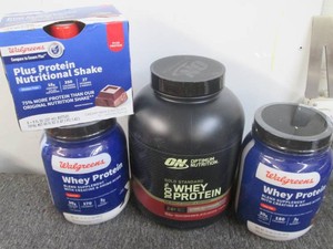 Whey protein powder and shakes...