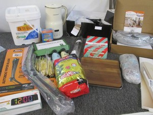 Box of assorted products, all new...