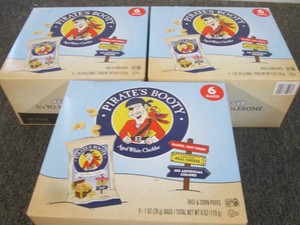 3 6 Packs of Pirates Booty aged whi...