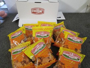 12 2 Oz bags of bar b que fried por...