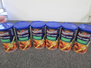 6 Italian style Progresso bread cru...