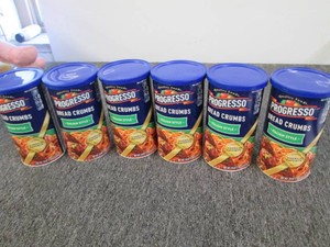 6 Italian style Progresso bread cru...