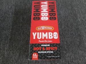 12 Yumbo hot and spicy sausage stic...