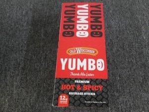 12 Yumbo hot and spicy sausage stic...