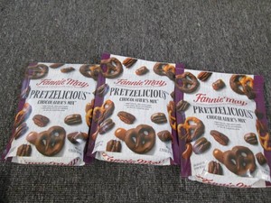 3 Fannie May choclatiers mix pretze...