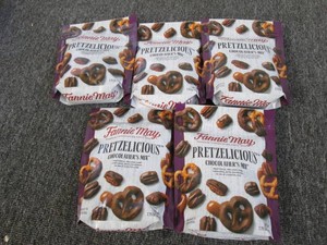 5 Fannie May choclatiers mix pretze...