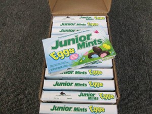 12 Packs Jr Mints eggs...