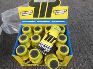 12 Matador IQ energy shots dated 2-...