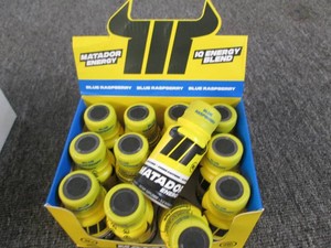 12 Matador IQ energy shots dated 2-...