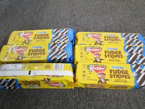6 Keebler flipped fudge stripe cook...