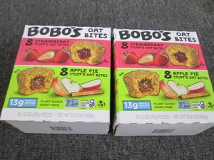 2 16 Packs Bobos oat bites...